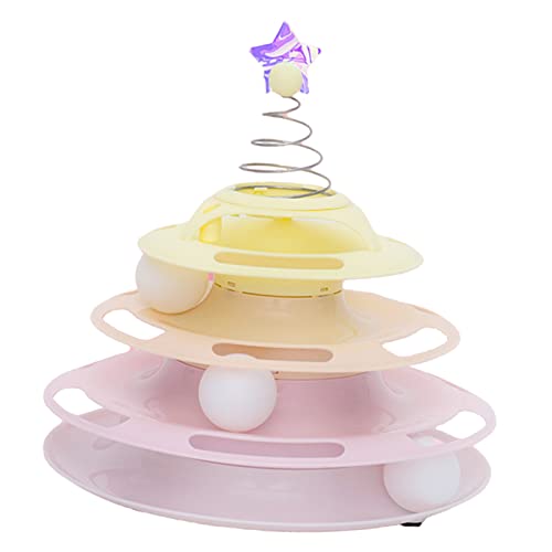 BAOFUYA Katzen -Plattenspielspielzeug 3 Levels Antislip -Basi (Typ 3) von BAOFUYA