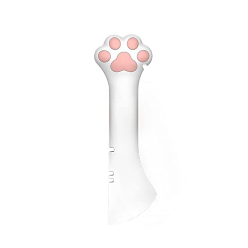 BAOFUYA Katzenglas öffner, Bequemes und Bequemes Katzen-Pfoten-Design Multifunktions-Haustier-Konserven Löffel für Katzen-Pfoten-Dosenöffner für Tiernahrung (Weiß) von BAOFUYA