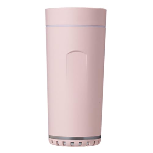 BAOFUYA Kleinwagen -Luftbefeuchter, Wiederaufladbare Kühle Luftreinigung Auto -Duft Öldiffusor -Luftbefeuchter für Büroheimschlafzimmer (PINK) von BAOFUYA