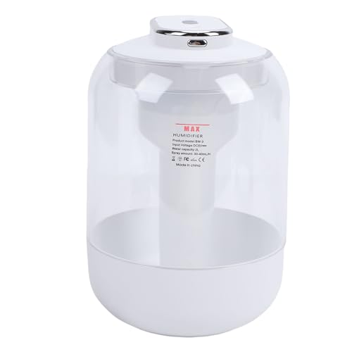 BAOFUYA Luftbefeuchter für Schlafzimmer, 2L USB Wiederaufladbare Digitale Display Desktop Air Aromatherapy Machine für Office Home von BAOFUYA