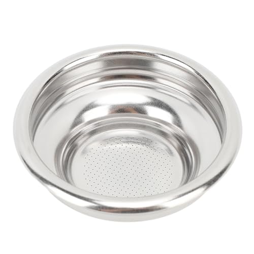 BAOFUYA Portafilter-Filterkorb mit Hohem Filtrationskorb für die Semiautomatische Portafilter-Kaffeemaschine, Geeignet für Cafés (58 mm für 1 Tasse) von BAOFUYA