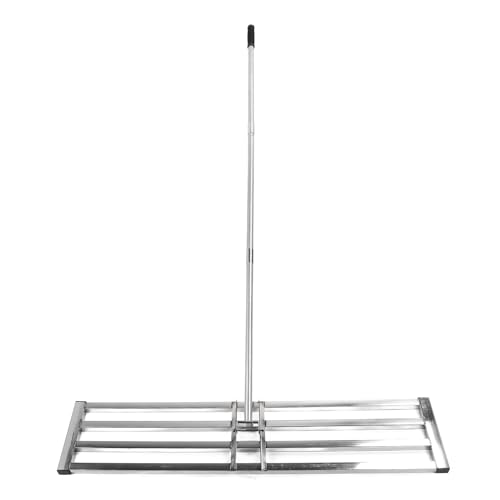 BAOFUYA Rasenniveau Rake, Edelstahl Rasenboden Sand oder Schmutzflächen -Werkzeug für Gartengolfplatz Farm Im Hinterhofgarten von BAOFUYA