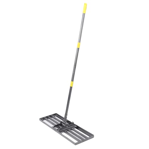 BAOFUYA Rasenniveau Rake Iron Leveler Teller, Hochleistungsanstrengungen Rettung Bowrake für den Gartengartenkurs Lockern Boden von BAOFUYA