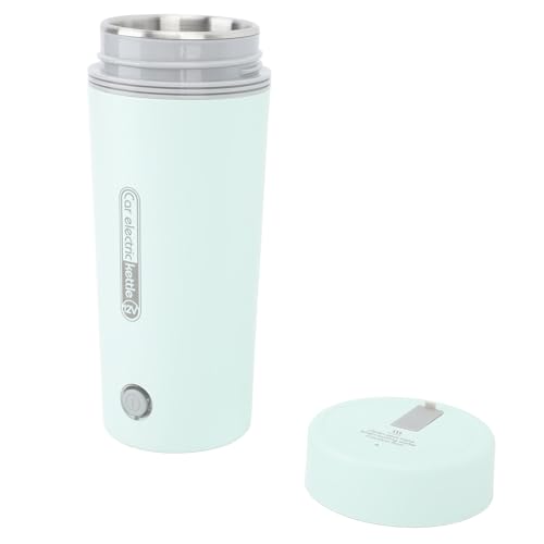 BAOFUYA Reise Tragbarer Elektrischer Wasserkocher Schneller Heizung Intelligenter Steuerung Multi Funktionales Design 350 Ml Isolationstasse für Auto -Temperaturfestes mit Auto (24V) von BAOFUYA
