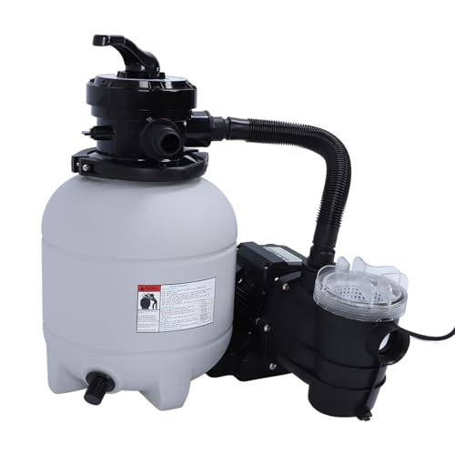 BAOFUYA Sandfilterpumpe Pool, Professionelle Pumpe mit 4 - -Ventil für Landschaftsbaufische Hot Springs Spa Pools von BAOFUYA