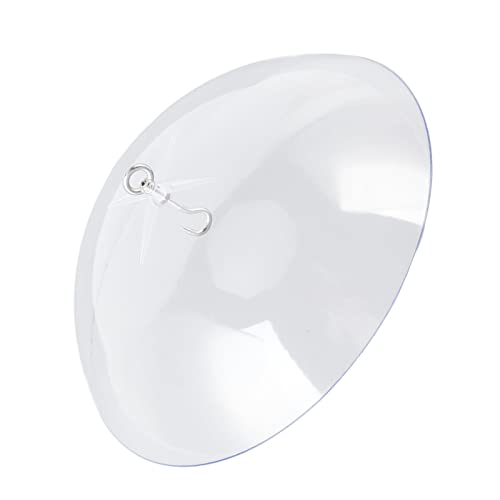 BAOFUYA Schutzabdeckung für Hängende Vogelfutterhäuschen Klarer Vogelhäuschenkuppel mit Haken, Haltbarem Acrylmaterial, 10,6 X 3,5 Zoll Größe von BAOFUYA