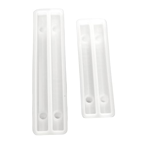 BAOFUYA Silikonschale Griff Formen Flexibler Spiegel -Effekt -Griffform für Servierplatte und Achatplatte, 2pcs Geeignet für Harzguss und Handwerk von BAOFUYA