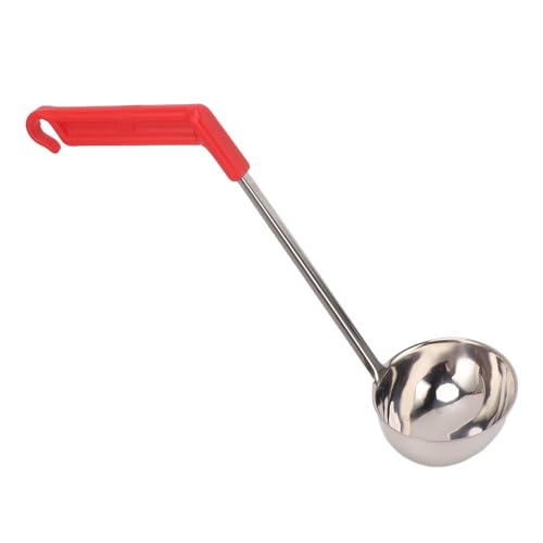 BAOFUYA Suppenkelle Robust und Langlebig, Multifunktional Gebogene Griffkelle für Suppe und Sojasauce, Ideal für Professionelle Küchen (180 ml) von BAOFUYA