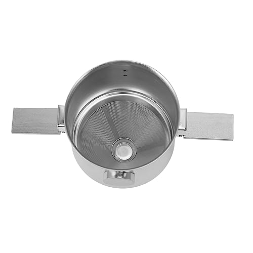 BAOFUYA Tragbares Gießen über die Kaffeemaschine Edelstahlfilter Dripper Handgebaute Doppelte Schicht für Outdoor 304 Material von BAOFUYA