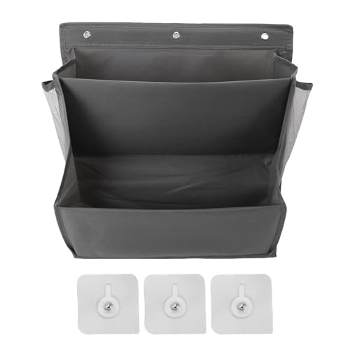 BAOFUYA Türschuhhänger, Oxford -Stoff Doppelstufe Hängende Schuhregal für Kleine Raum Schlafsäle Heimschlafzimmer Badezimmer Eingangs (Grey) von BAOFUYA