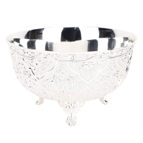 BAOFUYA Zink -Legierung Dekorative Schüssel, Breite Anwendung Elegantes Stilvolles Design Metall Retro Fruits Salat Servingschale für Esszimmertisch Serving BAOFUYA Zink -Legierung Dekorative Schüssel, Breite Anwendung Elegantes Stilvolles Design Metall Retro Fruits Salat Servingschale für Esszimmertisch Serving von BAOFUYA