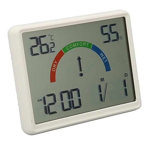 Intelligenter Wecker, Digitale Schreibtischuhr mit Temperatur und Luftfeuchtigkeitsanzeige für die Schlafzimmerdekoration von BAOFUYA
