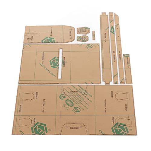 Lederhandwerk Acrylschablone, Taschenacrylschablone Ledermuster Acrylledermuster Lederschablonen Acrylherstellungsschablone Ledertaschen Schablonen Kit für DIY Lederhandwerk Lederhandwerk Acrylschablone, Taschenacrylschablone Ledermuster Acrylledermuster Lederschablonen Acrylherstellungsschablone Ledertaschen Schablonen Kit für DIY Lederhandwerk von BAOFUYA