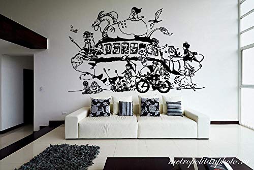 BAOJIAN Wandtattoo Wand Vinyl Aufkleber Aufkleber Anime Manga Front Armee Miyazaki Mein Nachbar Totoro Prinzessin Mononoke von BAOJIAN
