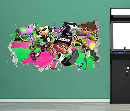 Wandtattoo Splatoon benutzerdefinierte Wandtattoo 3D Wandaufkleber Kunst von BAOJIAN