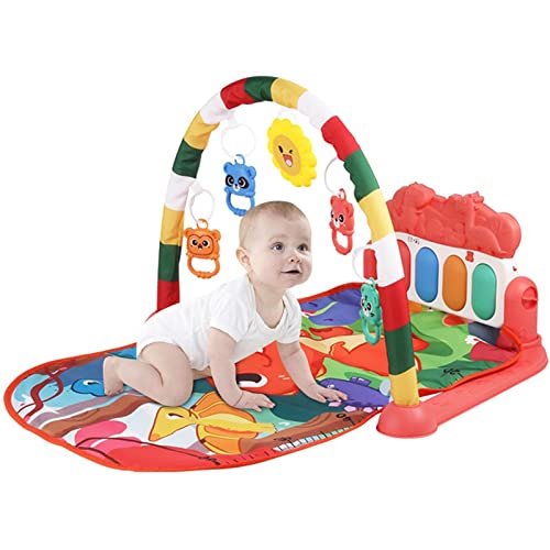 BAOK Baby-Spielmatte, Kick and Play Klavier Gymnastikmatte, Jungle Musical Play Mats Spielzeug für 0 bis 3 6 9 12 Monate, Babyparty von BAOK