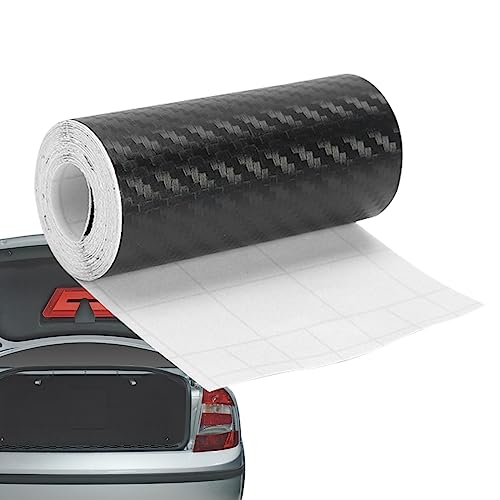 BAOK Kohlefaserfolie – Autoaufkleber Wrap Folie Klebeband | DIY 3D Carbon Tür Kantenschutz Anti-Scratch Fahrrad Schutzband für Auto Armaturenbrett Fahrzeug Stoßstange Laptop von BAOK