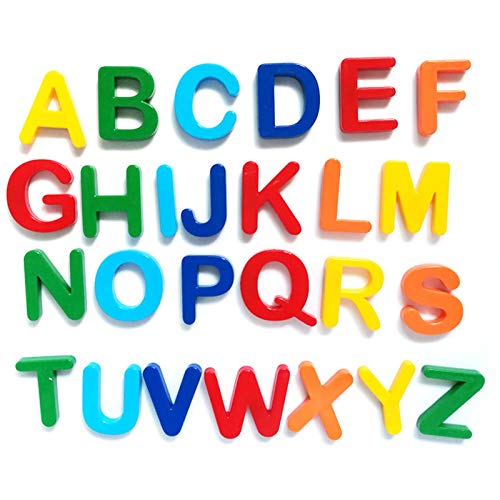 BAOK Magnetisches Buchstabenspielzeug,Kühlschrank Alphabet Magnete Kühlschrank Aufkleber Set | Magnetische Alphabet-Lernaufkleber für Jungen und Mädchen von BAOK