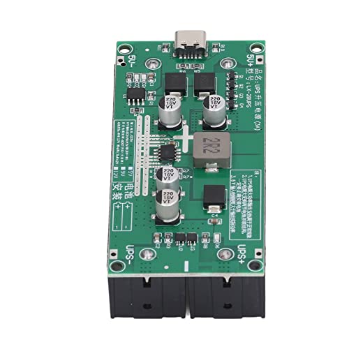 BAOK Lithium-Batterie-Lade-Boost-Modul Guter Schutz USV-Schaltung 15 W 3 A Batterie-Aufwärtsladeplatine Micro-USB-Anschluss Zweifarbige LED für Elektrische Geräte (12V) von BAOK