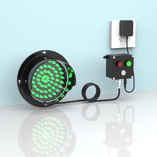 125mm Ampel rot/grün Stopp- und Startlicht Ampel PC-Gehäuse IP65 Industrial mit Controller von BAOLIQ