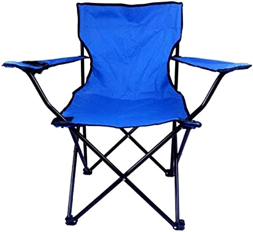 BAOLIQ Campingstuhl, Leinwand Leder Outdoor Outdoor einteiliger Stuhl Klappstuhl Strandstuhl Angelstuhl(Color:Brown) von BAOLIQ