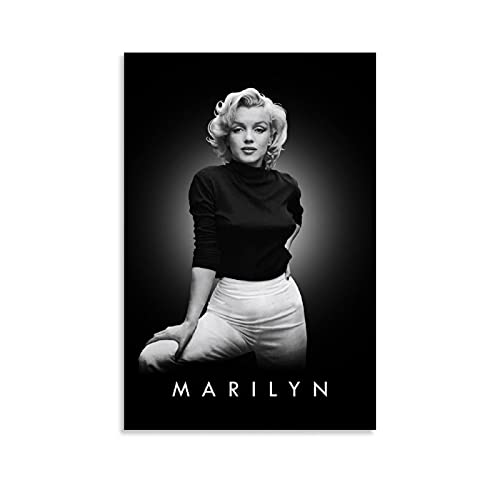 BAOMIHUA Marilyn Monroe Poster, dekoratives Gemälde, Leinwand, Wandkunst, Wohnzimmer, Poster, Schlafzimmer, Malerei, 30 x 45 cm von BAOMIHUA