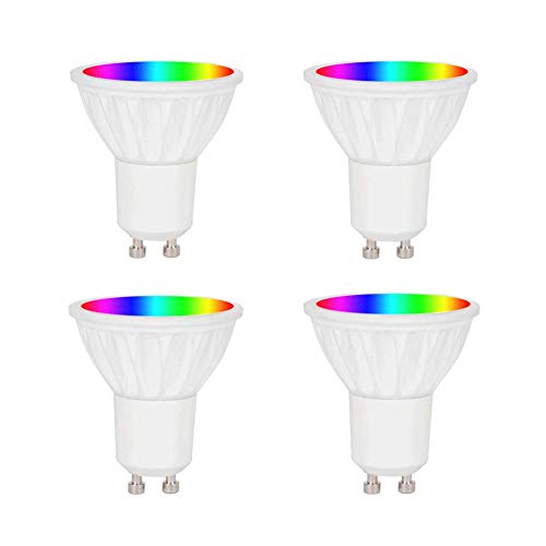 BAOMING Smart Glühbirne GU10, 5 W Led Lamp App dimmbar, Wi-Fi Smart Bulbs RGB Warmweiß 2700K, kompatibel mit Alexa, Google Assistant, Abstrahlwinkel 38 Grad, 4er BAOMING Smart Glühbirne GU10, 5 W Led Lamp App dimmbar, Wi-Fi Smart Bulbs RGB Warmweiß 2700K, kompatibel mit Alexa, Google Assistant, Abstrahlwinkel 38 Grad, 4er von BAOMING