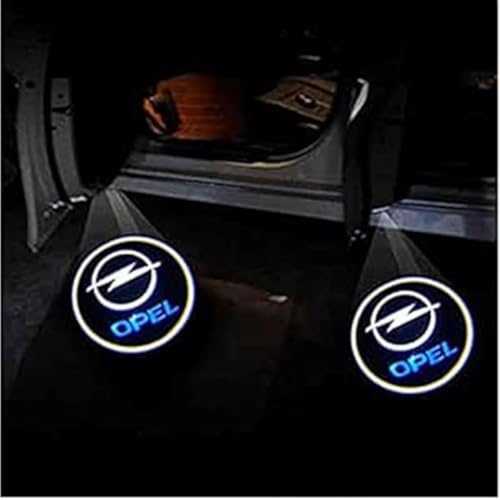 BAONITOU 2 Stück Auto-Begrüßungstürlicht für Opel Adam Antara Astra J K L Combo Corsa D E F Crossland X, Projektionslampe personalisierte Türlampe Autodekorationszubehör BAONITOU 2 Stück Auto-Begrüßungstürlicht für Opel Adam Antara Astra J K L Combo Corsa D E F Crossland X, Projektionslampe personalisierte Türlampe Autodekorationszubehör von BAONITOU