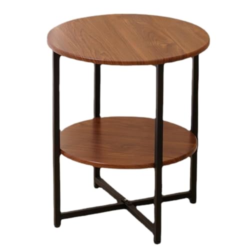 BAOSHUPINGY Kleine Tische Kleiner runder Tisch, Beistelltisch, Kleiner Couchtisch, Ecktisch, Sofa-Beistelltisch, moderner einfacher Nachttisch Tisch Klein(Color:E) von BAOSHUPINGY
