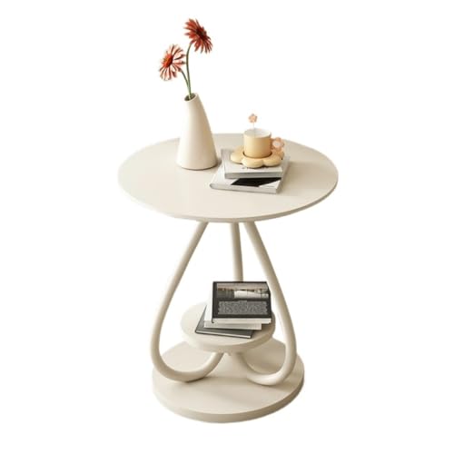 BAOSHUPINGY Kleine Tische Moderner Einfacher Sofa-Beistelltisch, Kleiner Runder Tisch, Wohnzimmer-Ecktisch, Nachttisch, Kleiner Couchtisch Tisch Klein von BAOSHUPINGY