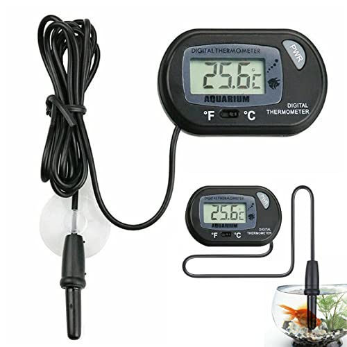 BAOSROY Digitales Thermometer,Aquarium Thermometer,Thermometer Ddigital,Wasserthermometer Aquarium,mit Saugnapf und Sonde,für Reptilien Inkubator Aquarium Gewächshaus BAOSROY Digitales Thermometer,Aquarium Thermometer,Thermometer Ddigital,Wasserthermometer Aquarium,mit Saugnapf und Sonde,für Reptilien Inkubator Aquarium Gewächshaus von BAOSROY
