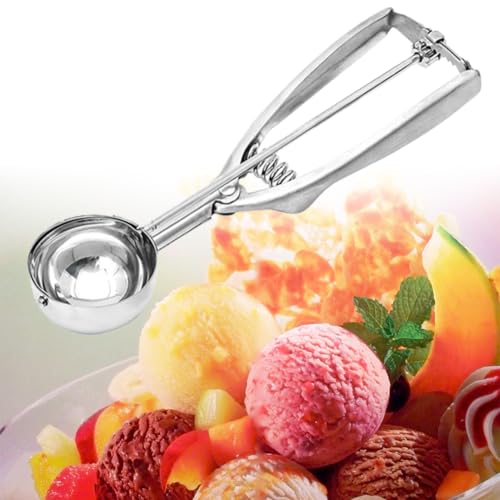 Eisportionierer Edelstahl,Ice Cream Scoop,Eislöffel Edelstahl,Eiscremelöffel mit Auslöser,Eislöffel Keksportionierer Speiseeislöffel,Eislöffel Portionierer,für Eiscreme Melone Fleischbällchen Eisportionierer Edelstahl,Ice Cream Scoop,Eislöffel Edelstahl,Eiscremelöffel mit Auslöser,Eislöffel Keksportionierer Speiseeislöffel,Eislöffel Portionierer,für Eiscreme Melone Fleischbällchen von BAOSROY