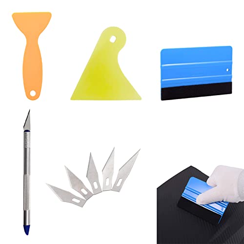 Folierungs Werkzeug Rakel Set,Folierungs Werkzeug,Rakel für Folie,Rakel Set für Folierung, Folienrakel,Vinylfolie Installations Applikator Kits,Wiederverwendbare Boba Plastik Strohhalme von BAOSROY