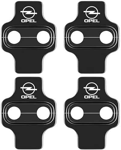 BAOYBS 4 Stück Autotürschlossabdeckung für Opel Corsa D A B C E F OPC Accessories 2021-2017, Selbstklebend Edelstahl Türschlossschutz Riegelschloss Zierverkleidung Auto-Styling-Zubehör,Black BAOYBS 4 Stück Autotürschlossabdeckung für Opel Corsa D A B C E F OPC Accessories 2021-2017, Selbstklebend Edelstahl Türschlossschutz Riegelschloss Zierverkleidung Auto-Styling-Zubehör,Black von BAOYBS
