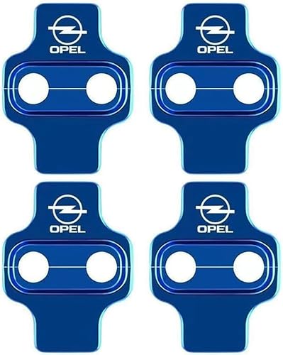 BAOYBS 4 Stück Autotürschlossabdeckung für Opel Zafira C P12 I 2012-2019, Selbstklebend Edelstahl Türschlossschutz Riegelschloss Zierverkleidung Auto-Styling-Zubehör,Blue BAOYBS 4 Stück Autotürschlossabdeckung für Opel Zafira C P12 I 2012-2019, Selbstklebend Edelstahl Türschlossschutz Riegelschloss Zierverkleidung Auto-Styling-Zubehör,Blue von BAOYBS