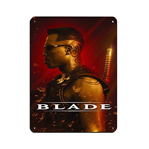 Blade Movie Poster Cover Hero 1 Blechschild Vintage Metall Pub Club Cafe Bar Home Wall Art Decoration Poster Retro 30 × 40 cm von BAOZHI