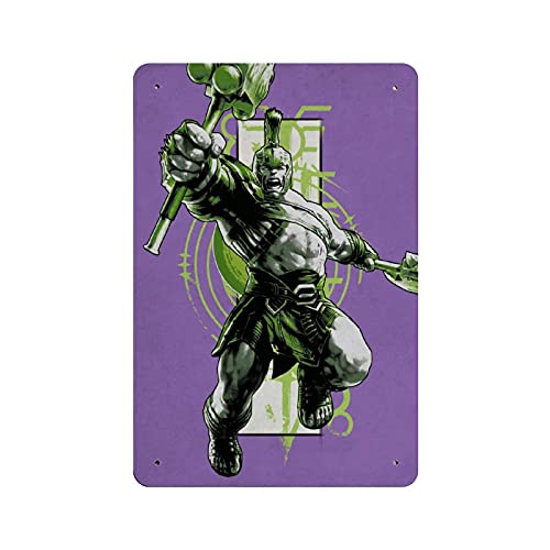 Hulk Bruce Banner Mark Ruffalo Hero 4 Blechschild Vintage Metall Pub Club Cafe Bar Home Wandkunst Dekoration Poster Retro 30 x 20 cm von BAOZHI