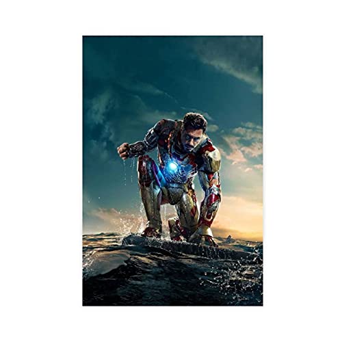 Iron Man Tony Stark Jr. Robert Downey Movie 21 Leinwandposter Schlafzimmer Dekor Sport Landschaft Büro Raum Dekor Geschenk Unframe:30 x 45 cm von BAOZHI