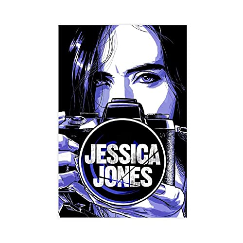 Jessica Jones TV-Serie Classic Cover 4 Leinwand-Poster, Wandkunst, Deko, Bild, Gemälde für Wohnzimmer, Schlafzimmer, Dekoration, ungerahmt: 30 x 45 cm von BAOZHI