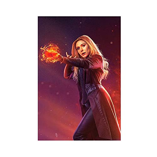 Scarlet Witch Wanda Maximoff Elizabeth Olsen Movie Hero 18 Leinwand-Poster, Wandkunst, Deko, Gemälde für Wohnzimmer, Schlafzimmer, Dekoration, ungerahmt: 30 x 45 cm Scarlet Witch Wanda Maximoff Elizabeth Olsen Movie Hero 18 Leinwand-Poster, Wandkunst, Deko, Gemälde für Wohnzimmer, Schlafzimmer, Dekoration, ungerahmt: 30 x 45 cm von BAOZHI