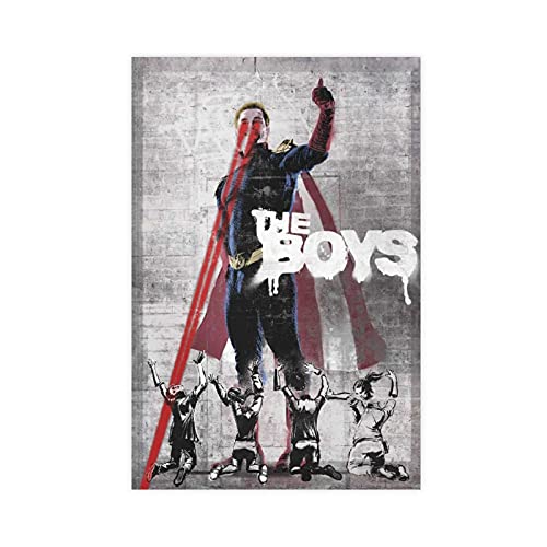 The Boys TV-Serie Classic Hero 7 Leinwand-Poster, Wandkunst, Deko, Bild, Gemälde für Wohnzimmer, Schlafzimmer, Dekoration, ungerahmt: 30 x 45 cm von BAOZHI