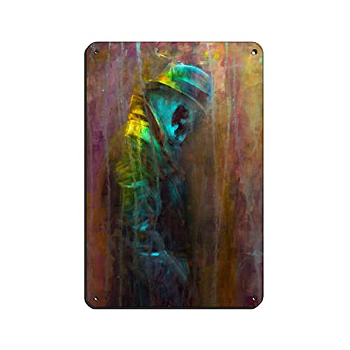 Watchmen Rorschach 9 Retro Poster Metall Blechschild Schicke Kunst Retro Eisen Malerei Bar Menschen Höhle Cafe Familie Garage Poster Wanddekoration 20 x 30 cm von BAOZHI