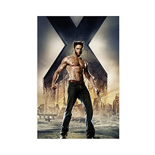Wolverine Logan Hugh Jackman Filmklassiker 37 Leinwandposter Schlafzimmer Dekor Sport Landschaft Büro Raum Dekor Geschenk Unframe:30 × 45 cm von BAOZHI