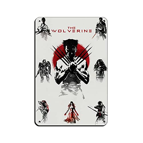Wolverine Logan Hugh Jackman Filmklassiker 9 Retro-Poster Metall-Blechschild Schick Kunst Retro Eisen Malerei Bar Menschen Höhle Cafe Familie Garage Poster Wanddekoration 20 × 30 cm Wolverine Logan Hugh Jackman Filmklassiker 9 Retro-Poster Metall-Blechschild Schick Kunst Retro Eisen Malerei Bar Menschen Höhle Cafe Familie Garage Poster Wanddekoration 20 × 30 cm von BAOZHI