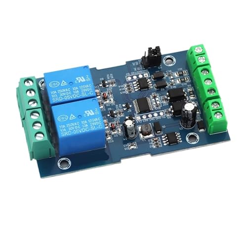 1-10PCS DC7-24V Modbus-Rtu 1/2/4 Relais Modul Schalter RS485/TTL Kommunikation Eingang Ausgang W/Anti-reverse-Schutz(10 Pcs,2 Channel) von BAPPRJJ