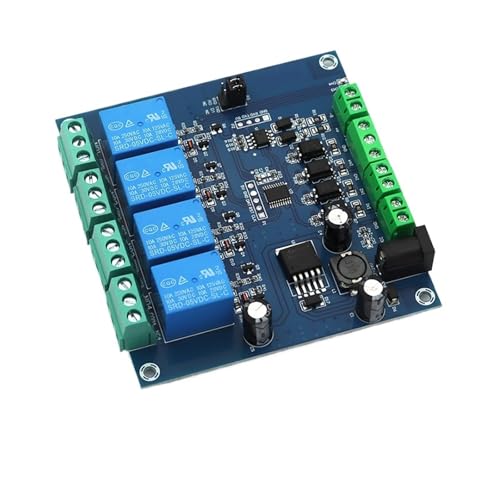 1-10PCS DC7-24V Modbus-Rtu 1/2/4 Relais Modul Schalter RS485/TTL Kommunikation Eingang Ausgang W/Anti-reverse-Schutz(5 Pcs,4 Channel) von BAPPRJJ