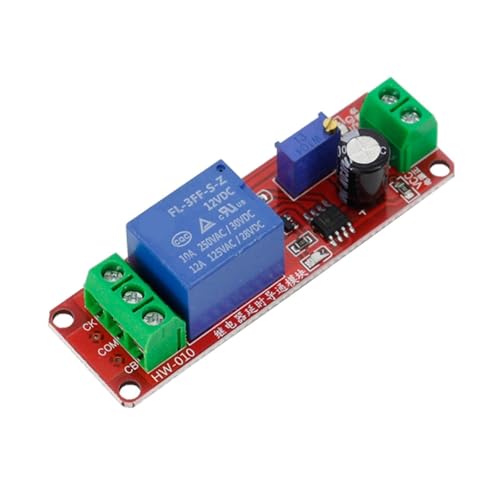 1 PCS NE555 DK555 Timer Schalter Einstellbare Trennen Modul Zeit verzögerung relais Modul DC 5V/12V Verzögerung relais schild 0~10S(12V) von BAPPRJJ