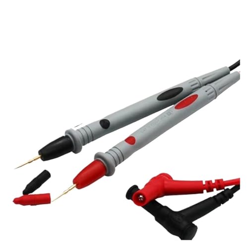 1 Paar Universal-Sonden-Messleitungen Pin for Digital-Multimeter Nadelspitze Meter Multimeter Tester Blei Sonde Draht Stift Kabel 20A(20A Golden) von BAPPRJJ