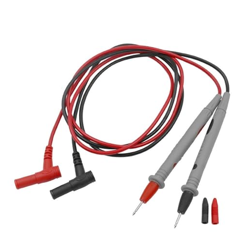 1 Paar Universal-Sonden-Messleitungen Pin for Digital-Multimeter Nadelspitze Meter Multimeter Tester Blei Sonde Draht Stift Kabel 20A(20A Silver) von BAPPRJJ