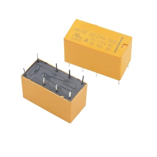 10 STÜCKE Spule DPDT 8 Pin 2NO 2NC Leistungsrelais PCB Typ HUI KE HK19F HK19F-DC5V-SHG HK19F-DC12V-SHG HK19F-DC24V-SHG(24V) von BAPPRJJ